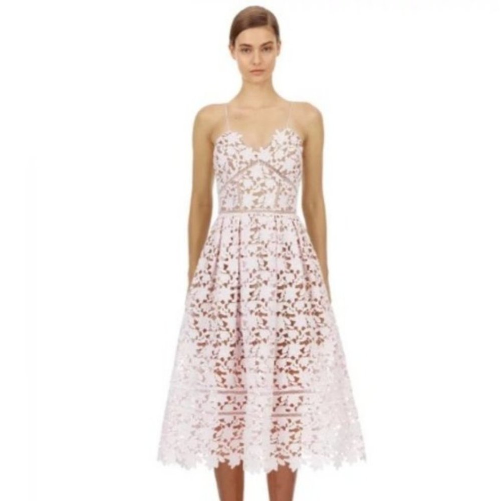 Self Portrait: PINK AZAELEA DRESS